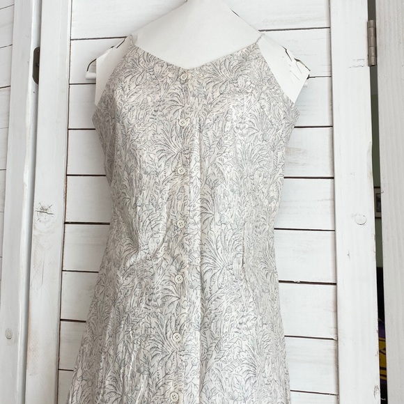 Metiseko 100% Organic Cotton sundress from Vietnam sz Small with tie straps NWOT - Picture 13 of 15